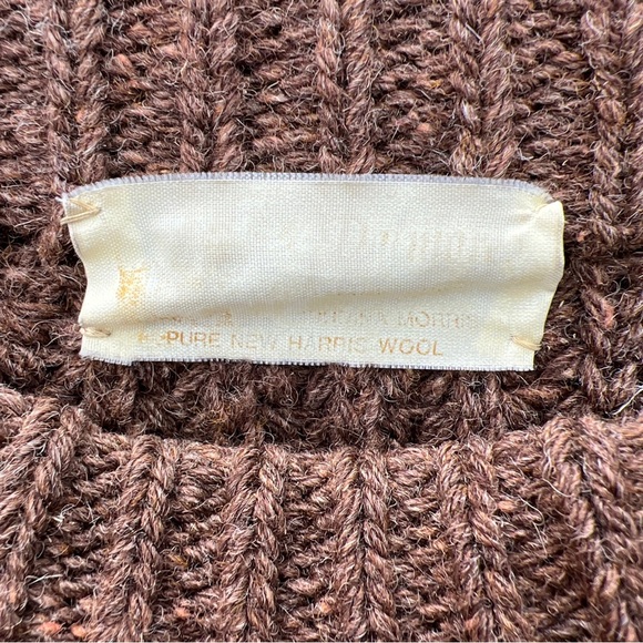 Vintage Dalmore Pure New Harris Wool Knit Sweater Murdina Morris Men’s XL Heavy - Picture 3 of 8